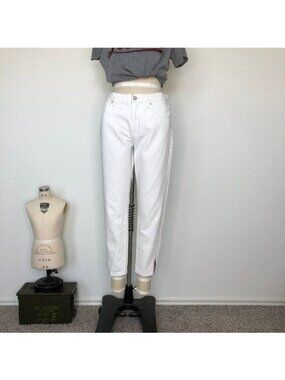 AllSaints Jasper Denim Jeans Cropped Ankle Zip